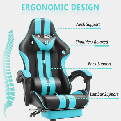 Miami Blue Gaming Chair