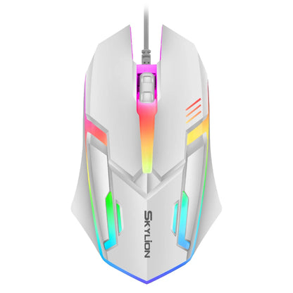 F1 Wired 3 Keys Mouse Colorful Lighting