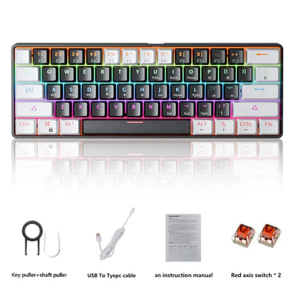 USB Gaming Mechanical Keyboard Red Switch RGB Backlit