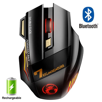 Rechargeable Wireless Bluetooth Gaming Mouse