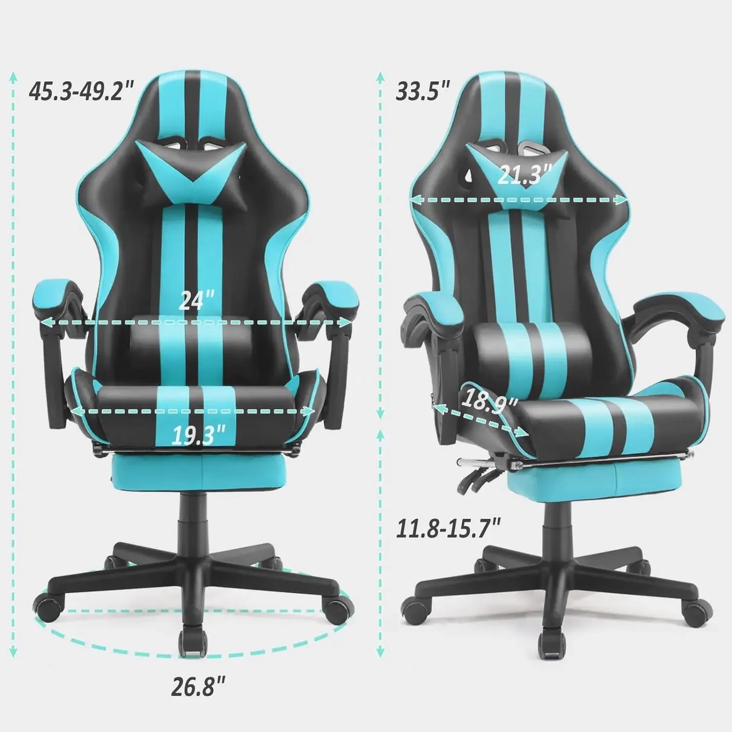 Miami Blue Gaming Chair