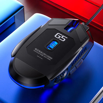 G5 Wired Gaming Mouse Colorful Backlight 6 Button