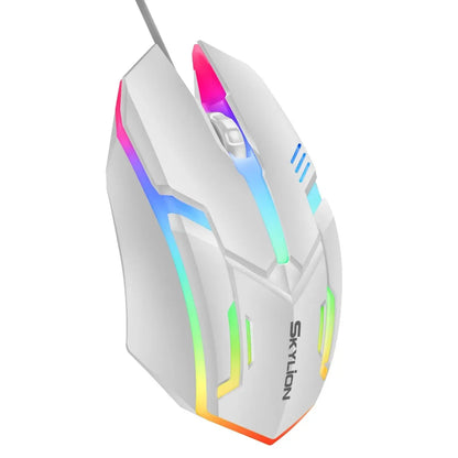 F1 Wired 3 Keys Mouse Colorful Lighting