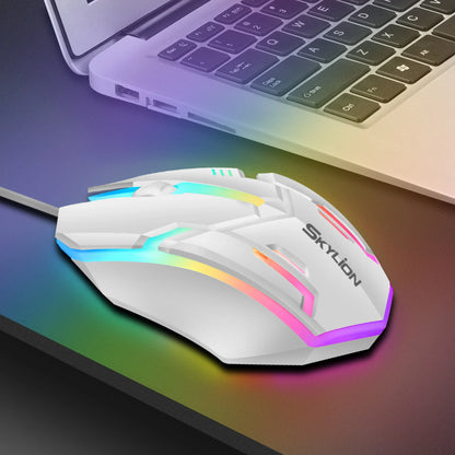 F1 Wired 3 Keys Mouse Colorful Lighting